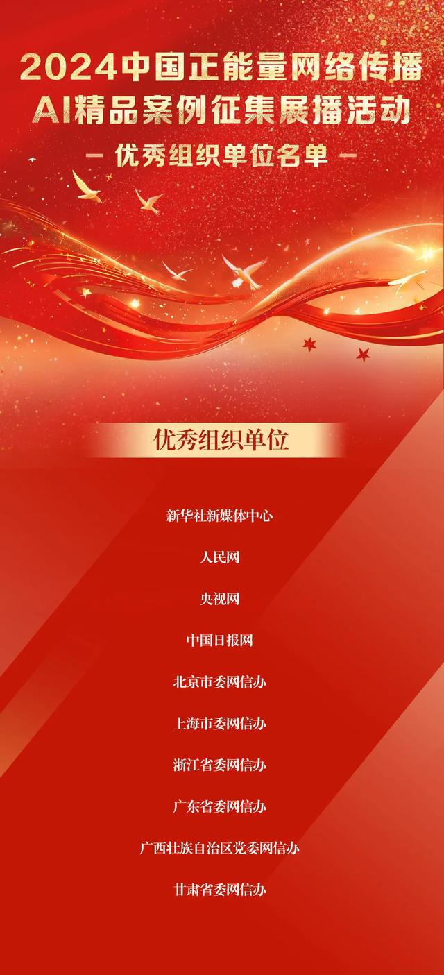 祝贺！上海这些作品入选2024中国正能量网络传播AI精品案例(图1)